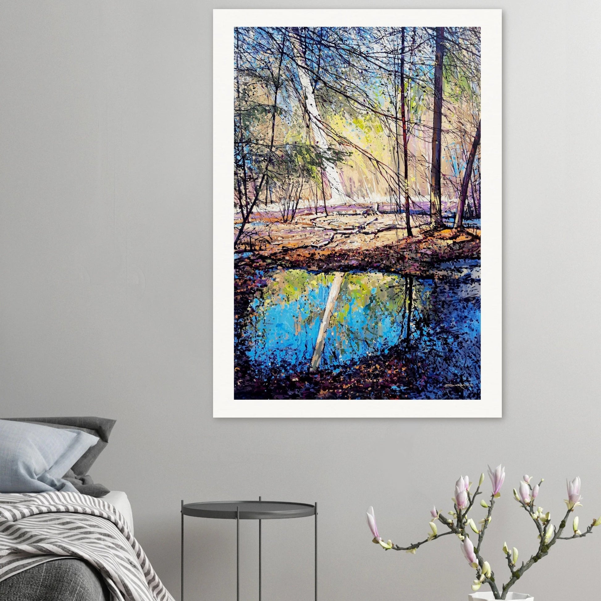 Smell of spring - Museum - Quality Matte Paper Poster - eduardgurevich 75x100 cm / 30x40″