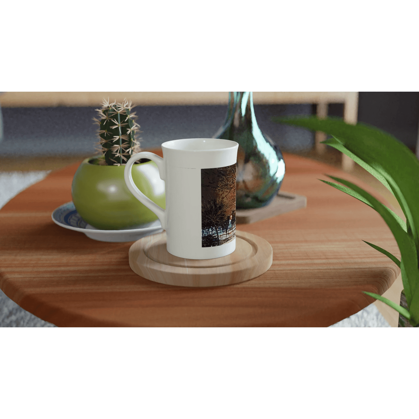 Still awake - White 10oz Porcelain Slim Mug - eduardgurevich