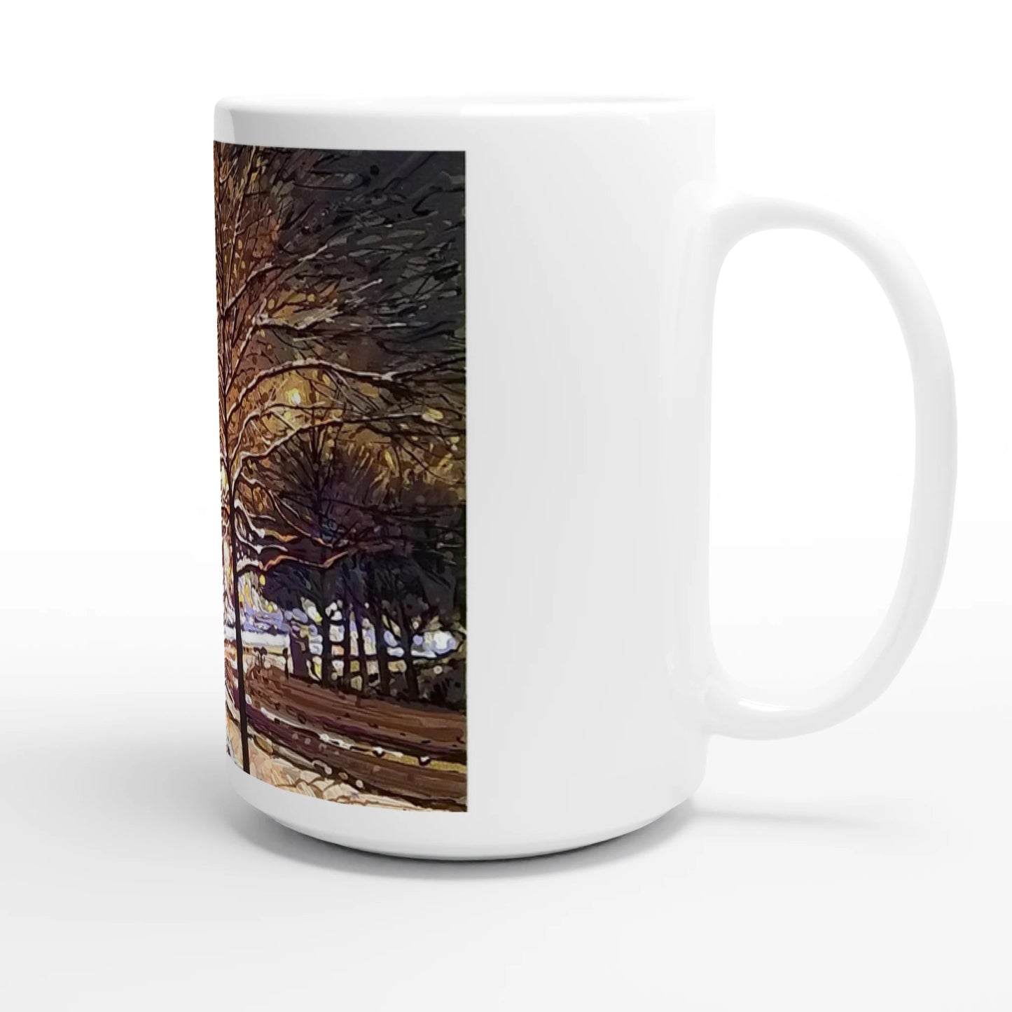 Still awake - White 15oz Ceramic Mug - eduardgurevich