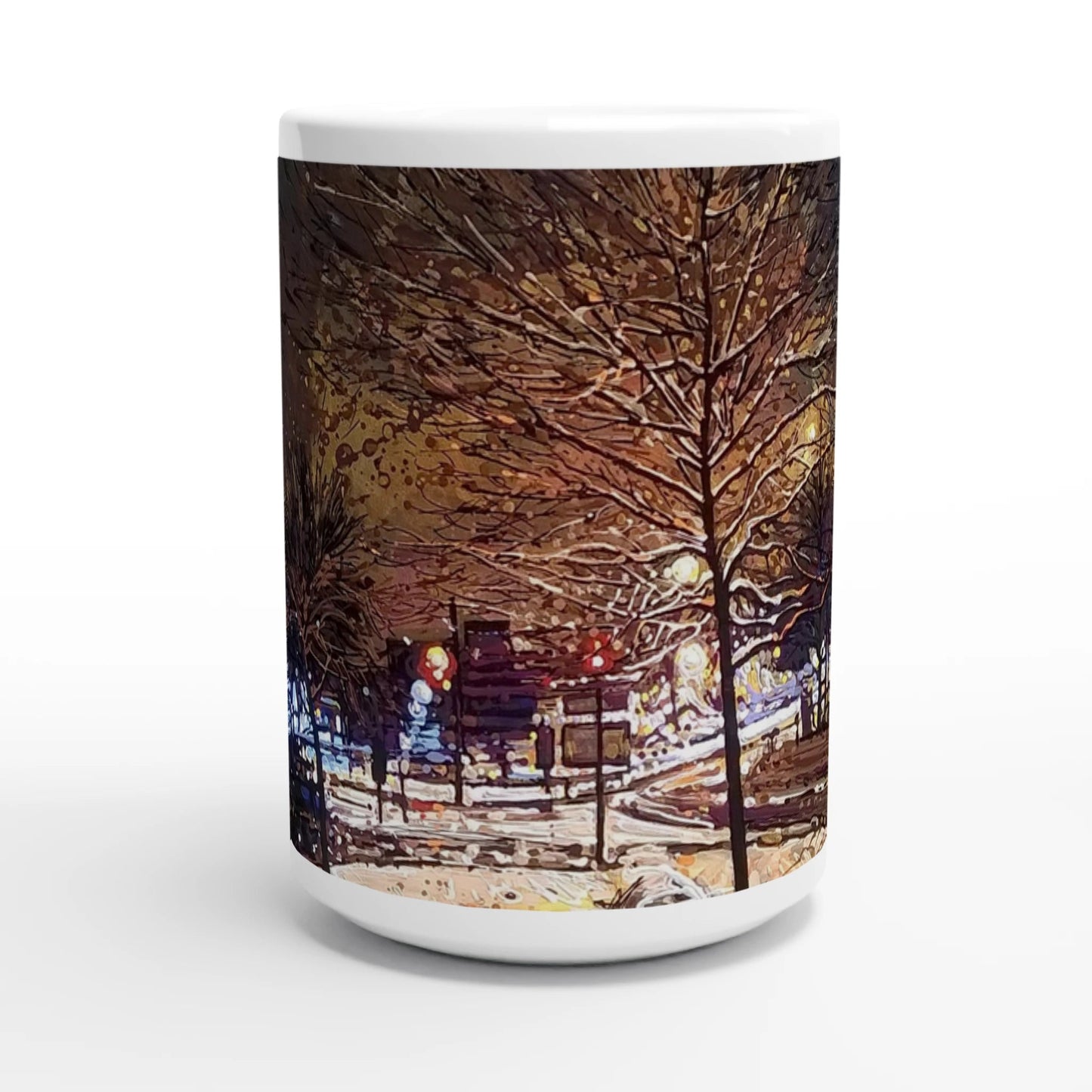Still awake - White 15oz Ceramic Mug - eduardgurevich