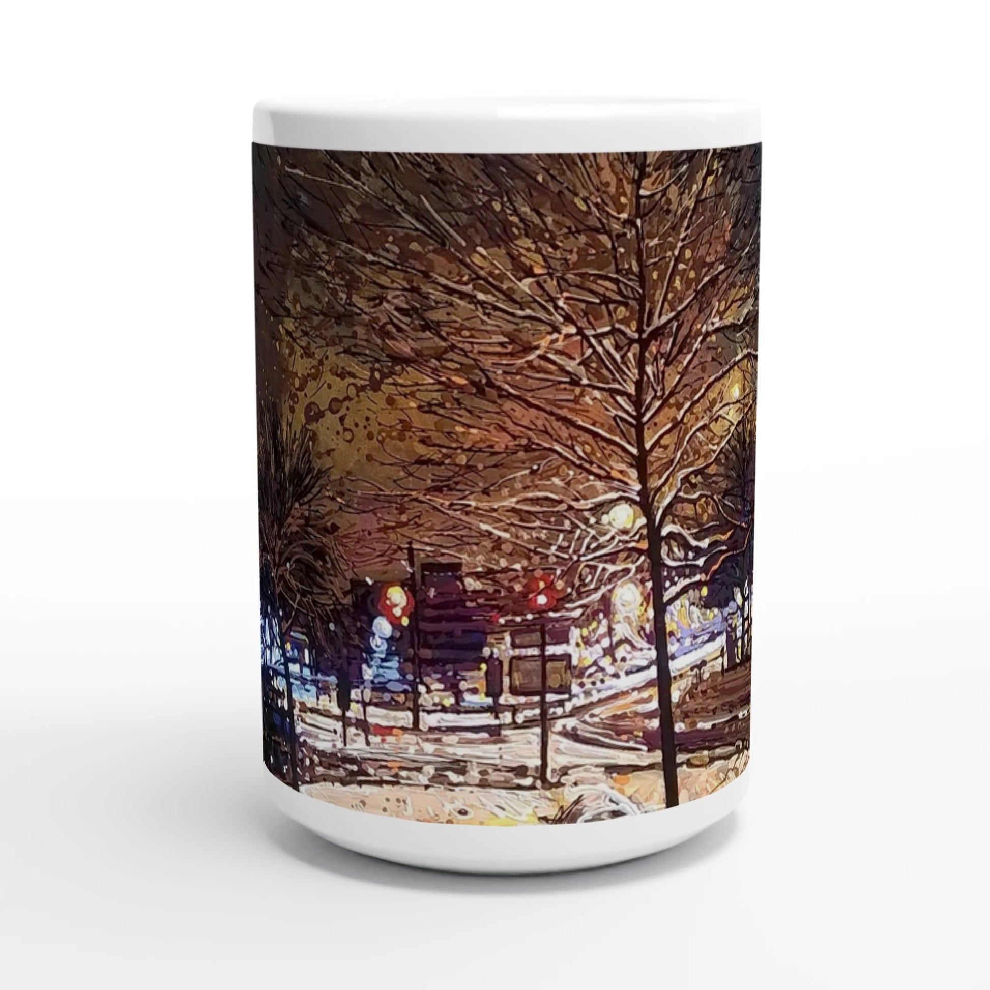 Still awake - White 15oz Ceramic Mug - eduardgurevich