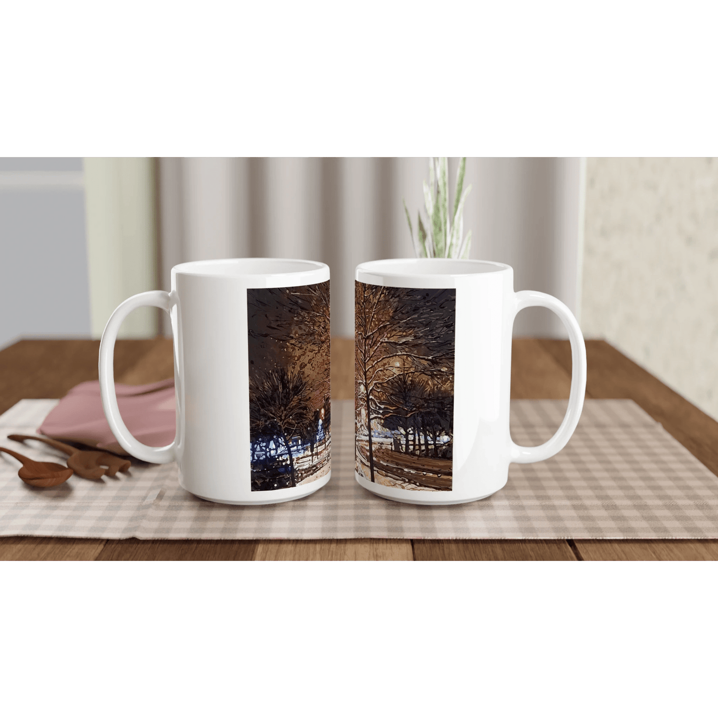 Still awake - White 15oz Ceramic Mug - eduardgurevich