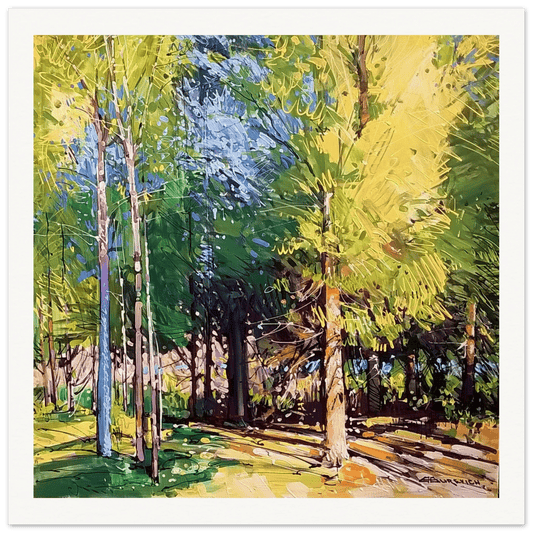 Summer brake - Museum - Quality Matte Paper Poster - eduardgurevich 70x70 cm / 28x28″