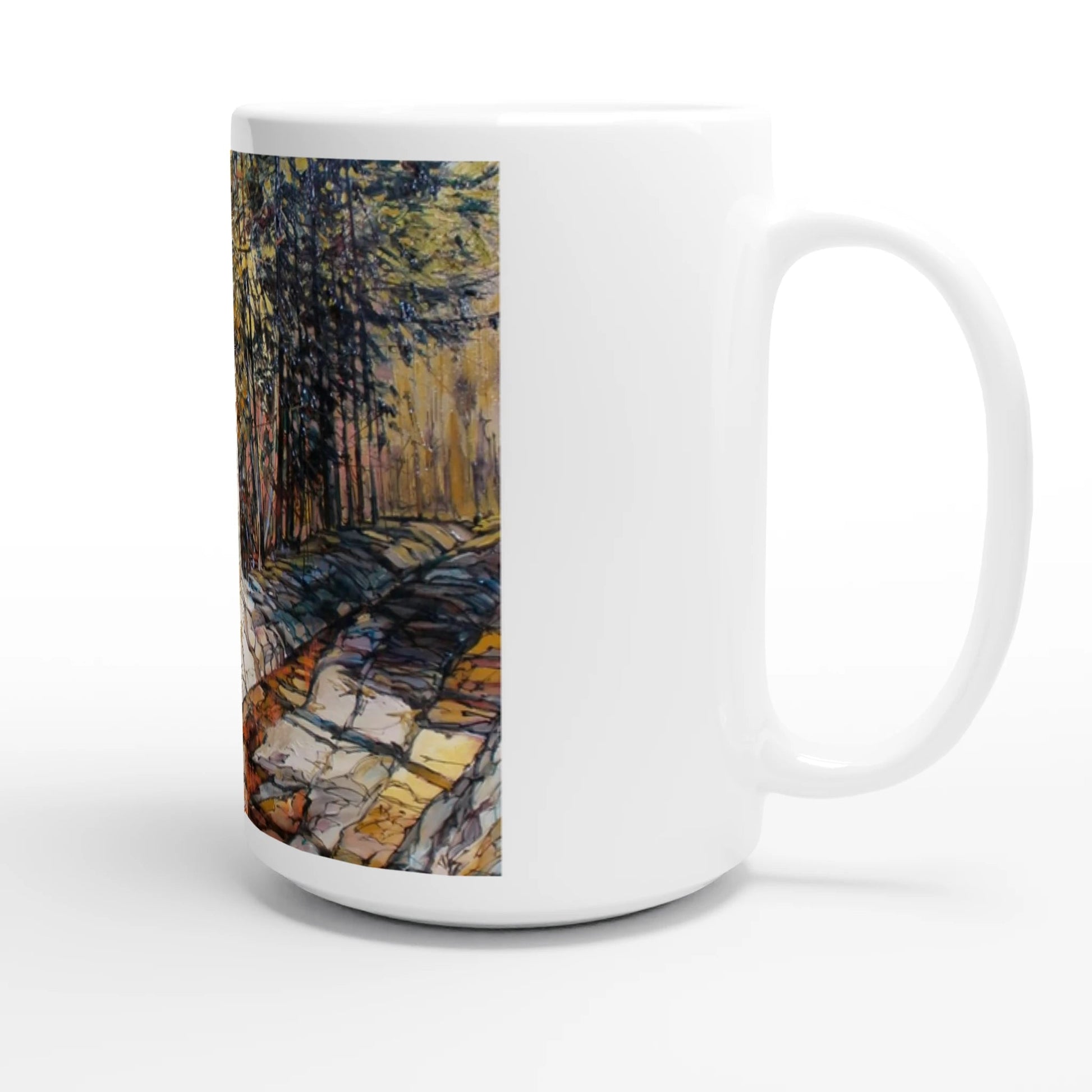 Summer end - White 15oz Ceramic Mug - eduardgurevich