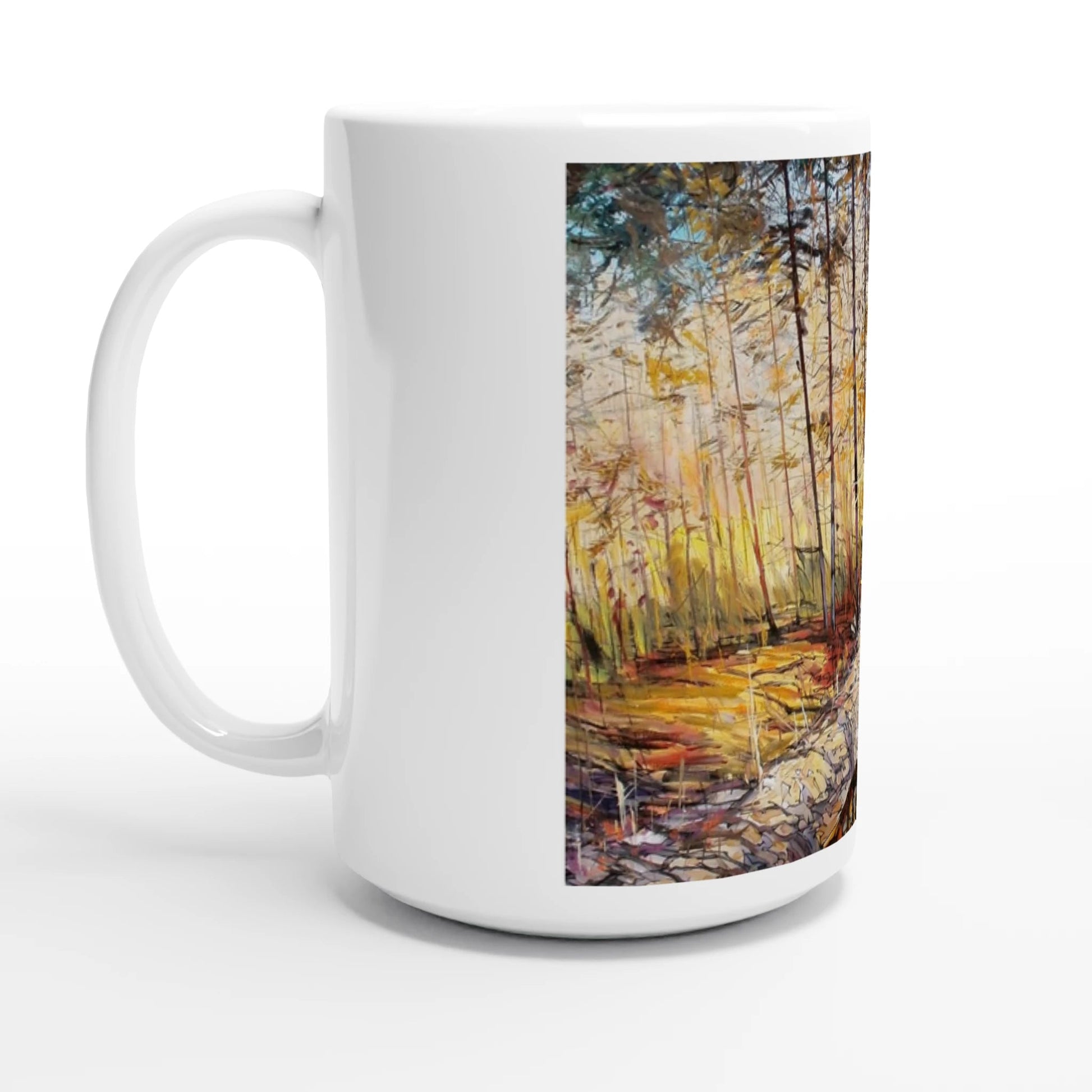 Summer end - White 15oz Ceramic Mug - eduardgurevich