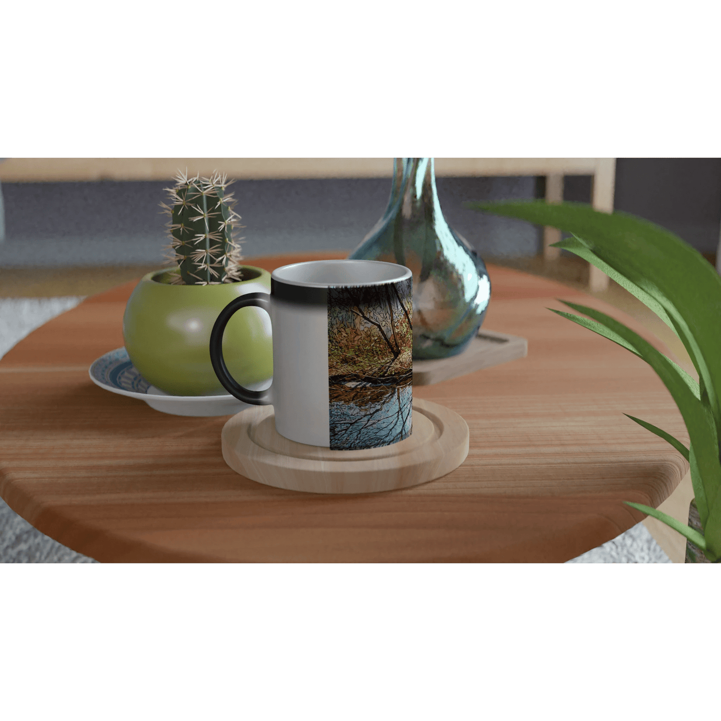 Sun dance - Magic 11oz Ceramic Mug - eduardgurevich