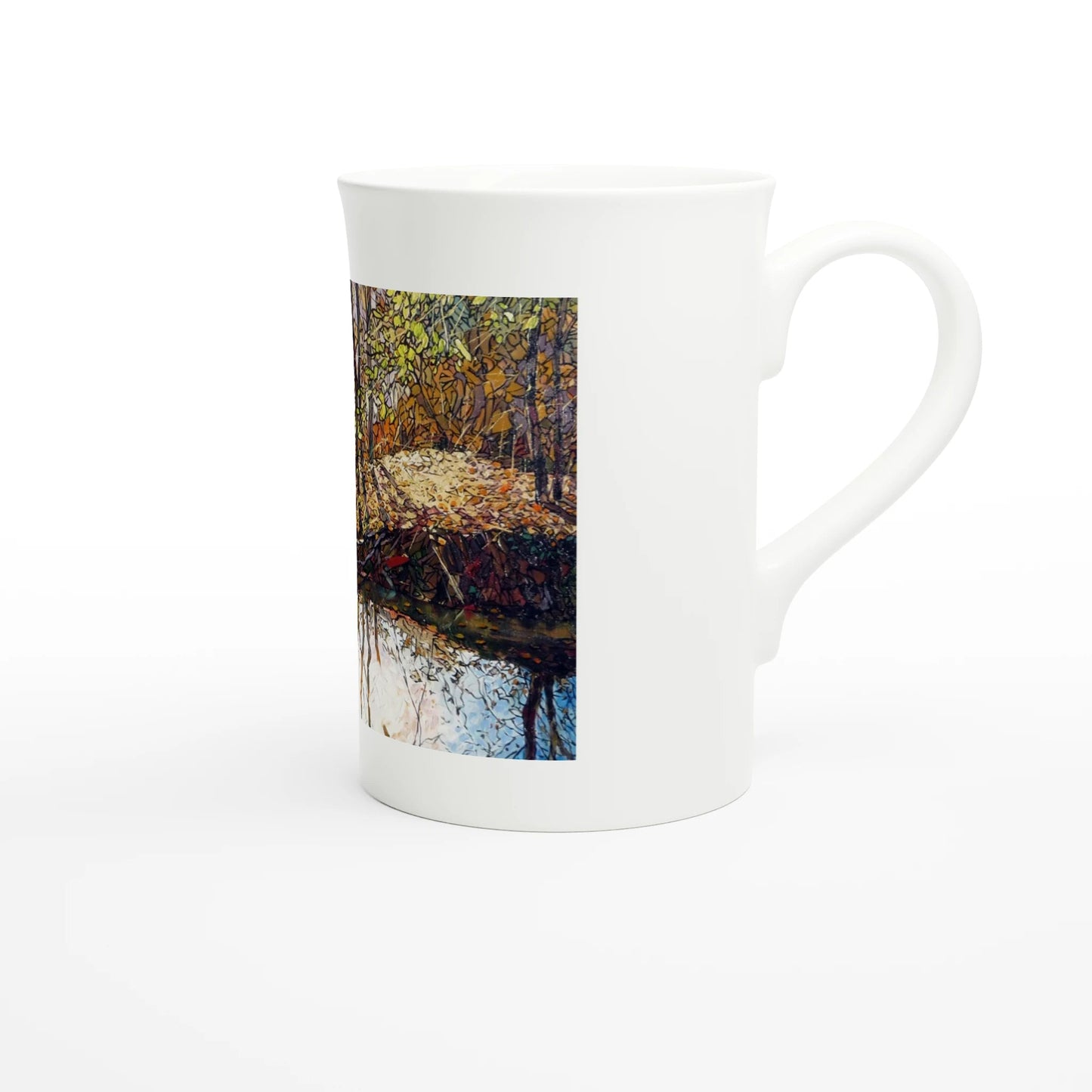 Sun dance - White 10oz Porcelain Slim Mug - eduardgurevich