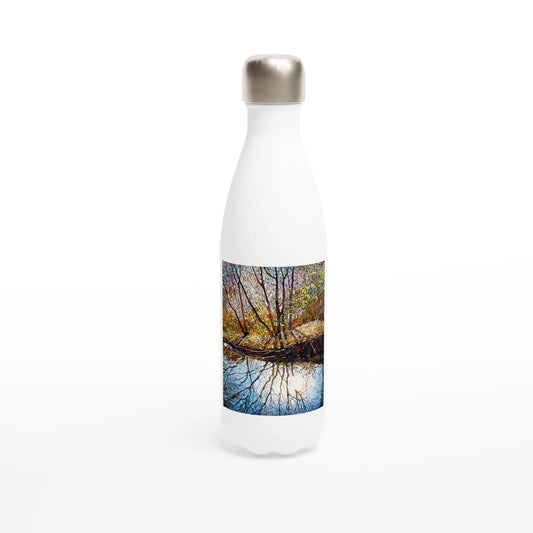 Sun dance - White 17oz Stainless Steel Water Bottle - eduardgurevich