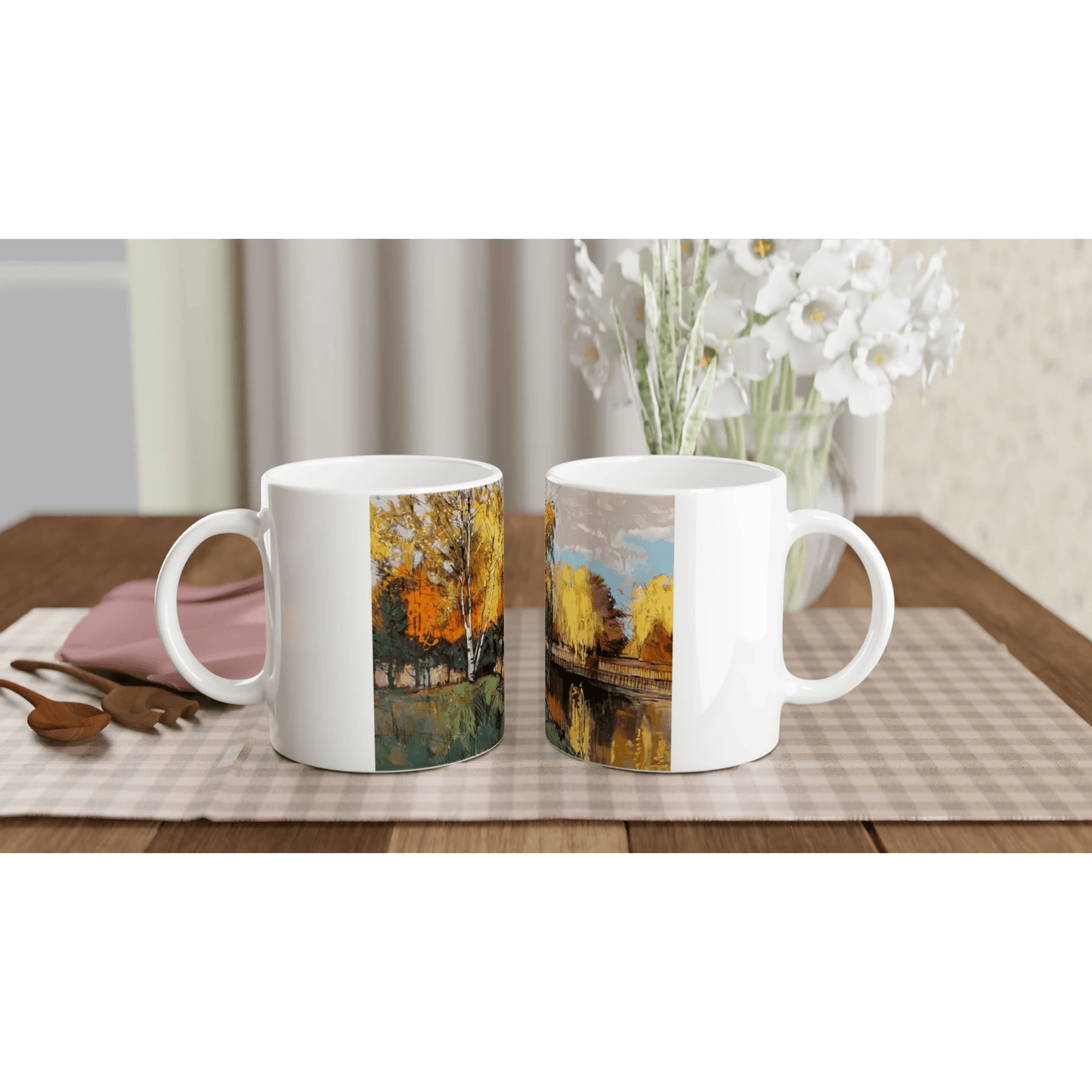 Thanksgiving - White 11oz Ceramic Mug - eduardgurevich