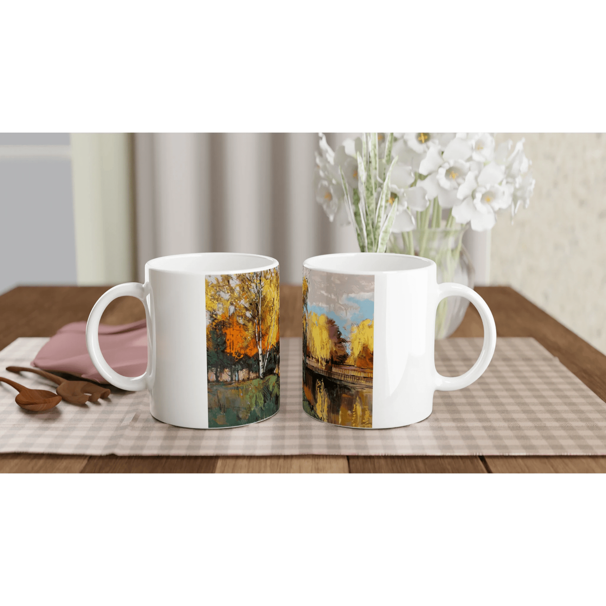 Thanksgiving - White 11oz Ceramic Mug - eduardgurevich