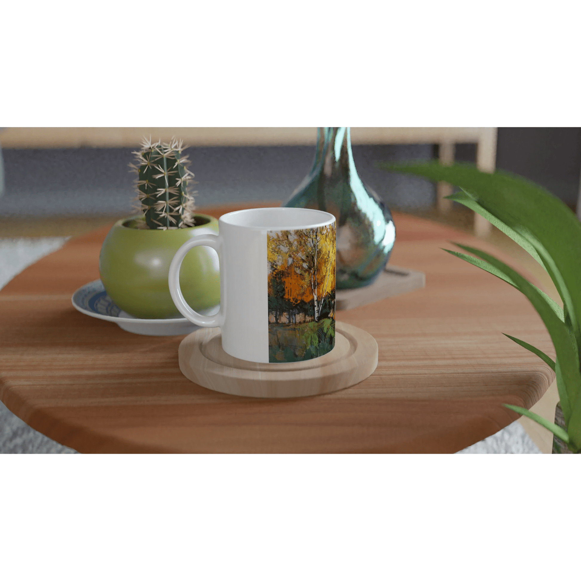 Thanksgiving - White 11oz Ceramic Mug - eduardgurevich