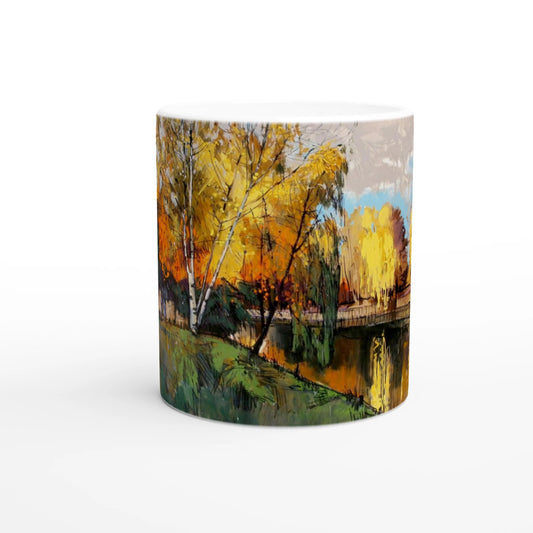 Thanksgiving - White 11oz Ceramic Mug - eduardgurevich