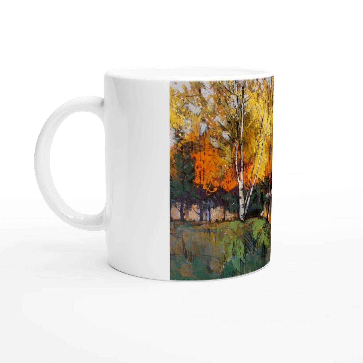 Thanksgiving - White 11oz Ceramic Mug - eduardgurevich