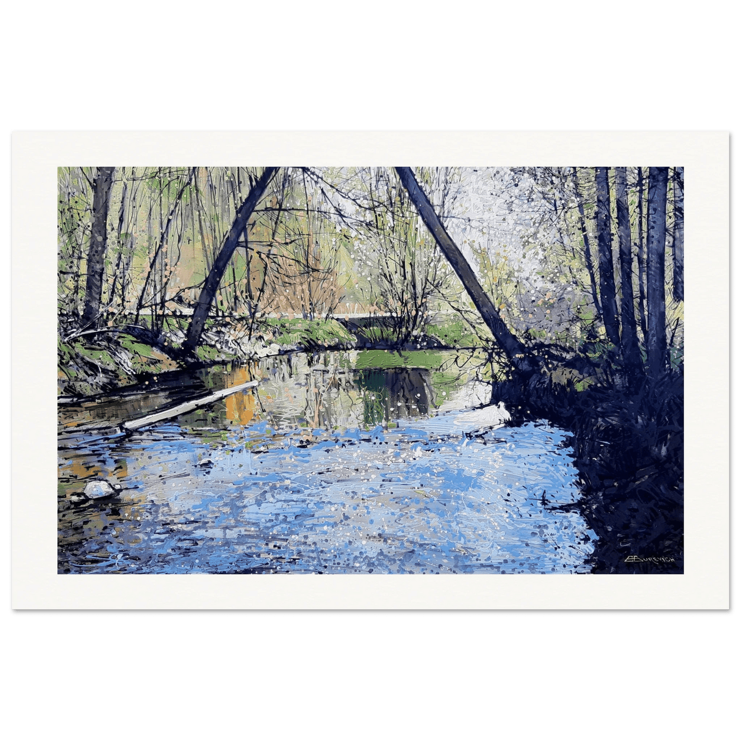 Water alive - Museum - Quality Matte Paper Poster - eduardgurevich 60x90 cm / 24x36″