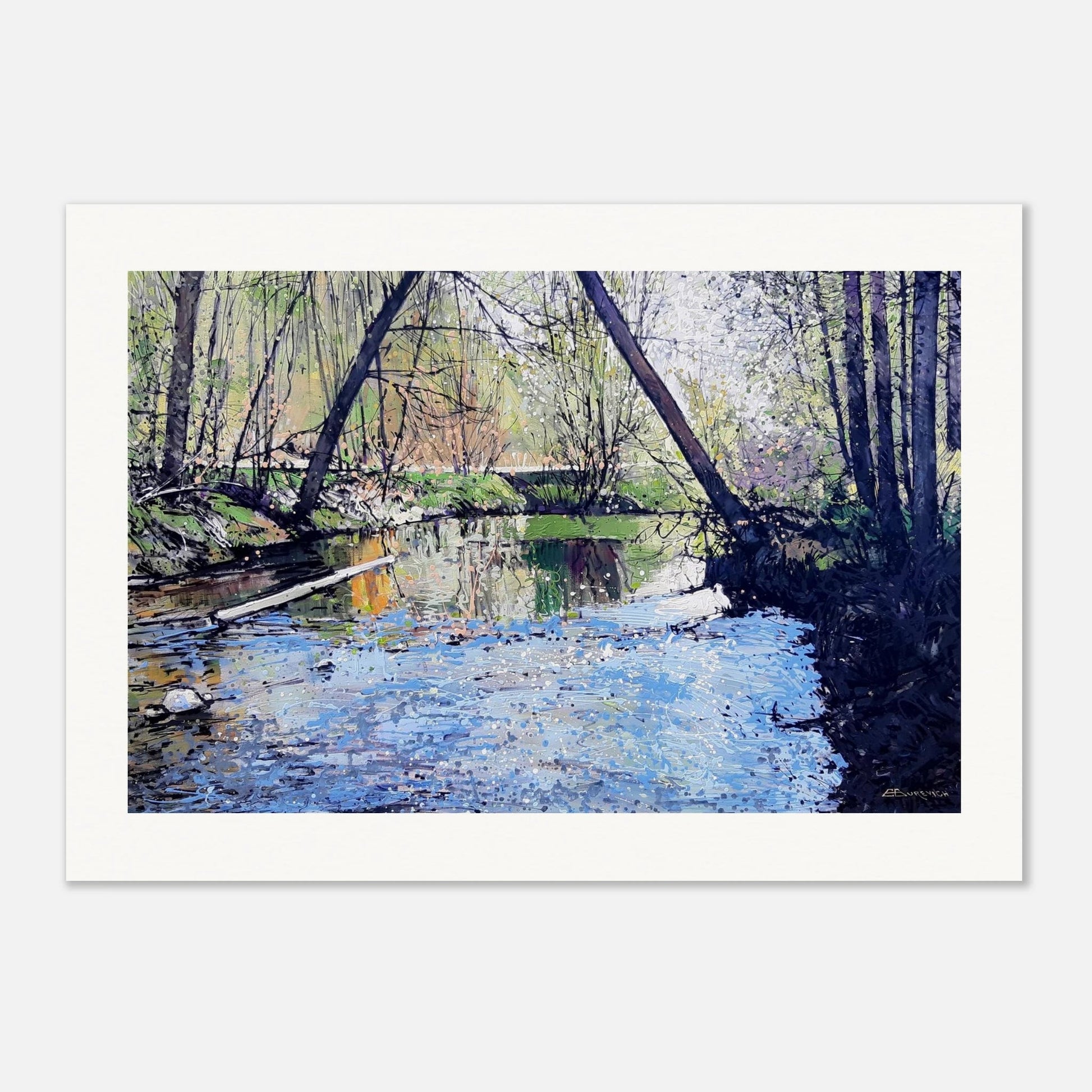 Water alive - Museum - Quality Matte Paper Poster - eduardgurevich 75x100 cm / 30x40″