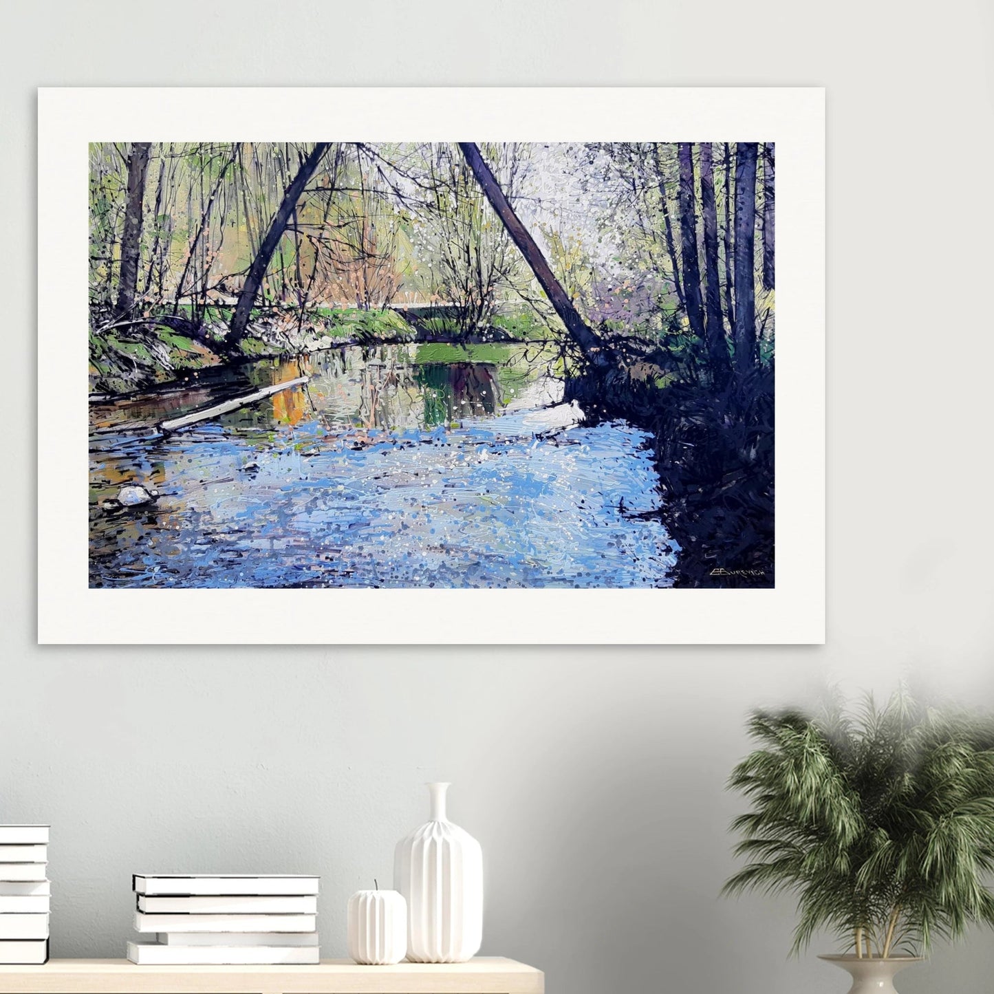 Water alive - Museum - Quality Matte Paper Poster - eduardgurevich 75x100 cm / 30x40″