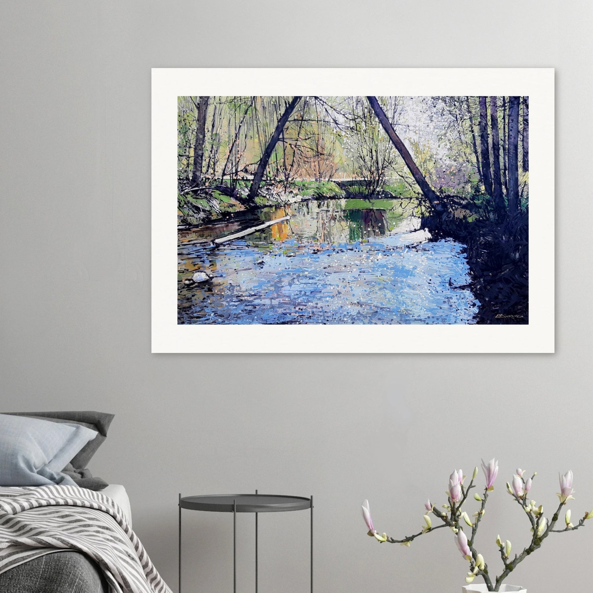 Water alive - Museum - Quality Matte Paper Poster - eduardgurevich 75x100 cm / 30x40″