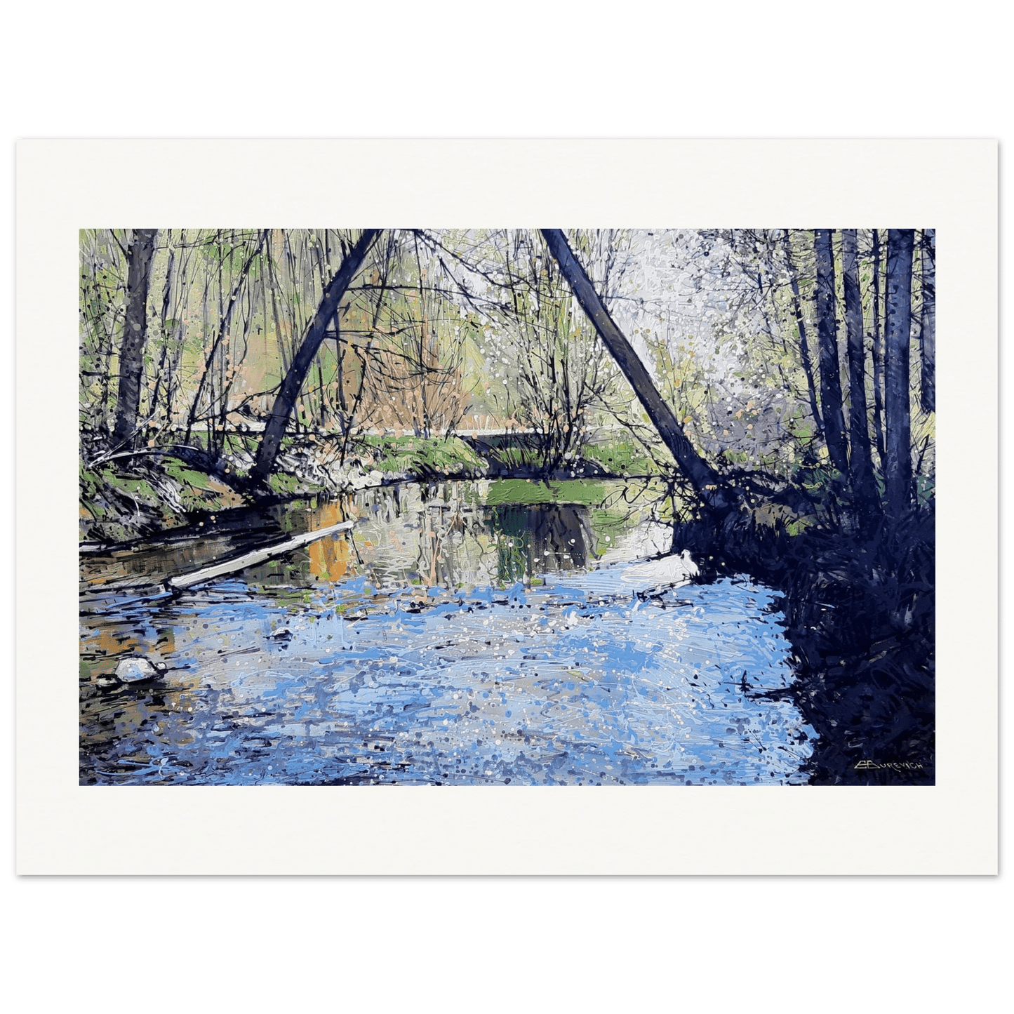 Water alive - Museum - Quality Matte Paper Poster - eduardgurevich 75x100 cm / 30x40″