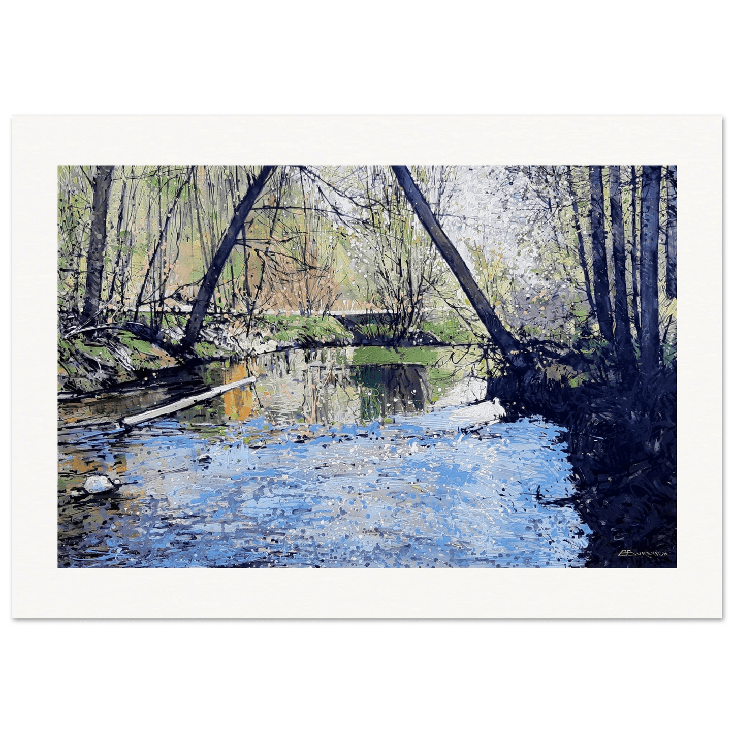 Water alive - Museum - Quality Matte Paper Poster - eduardgurevich A0 (84.1 x 118.9 cm)