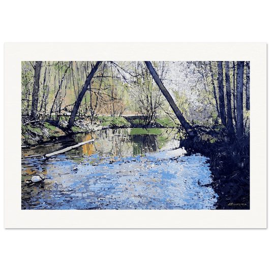 Water alive - Museum - Quality Matte Paper Poster - eduardgurevich A0 (84.1 x 118.9 cm)