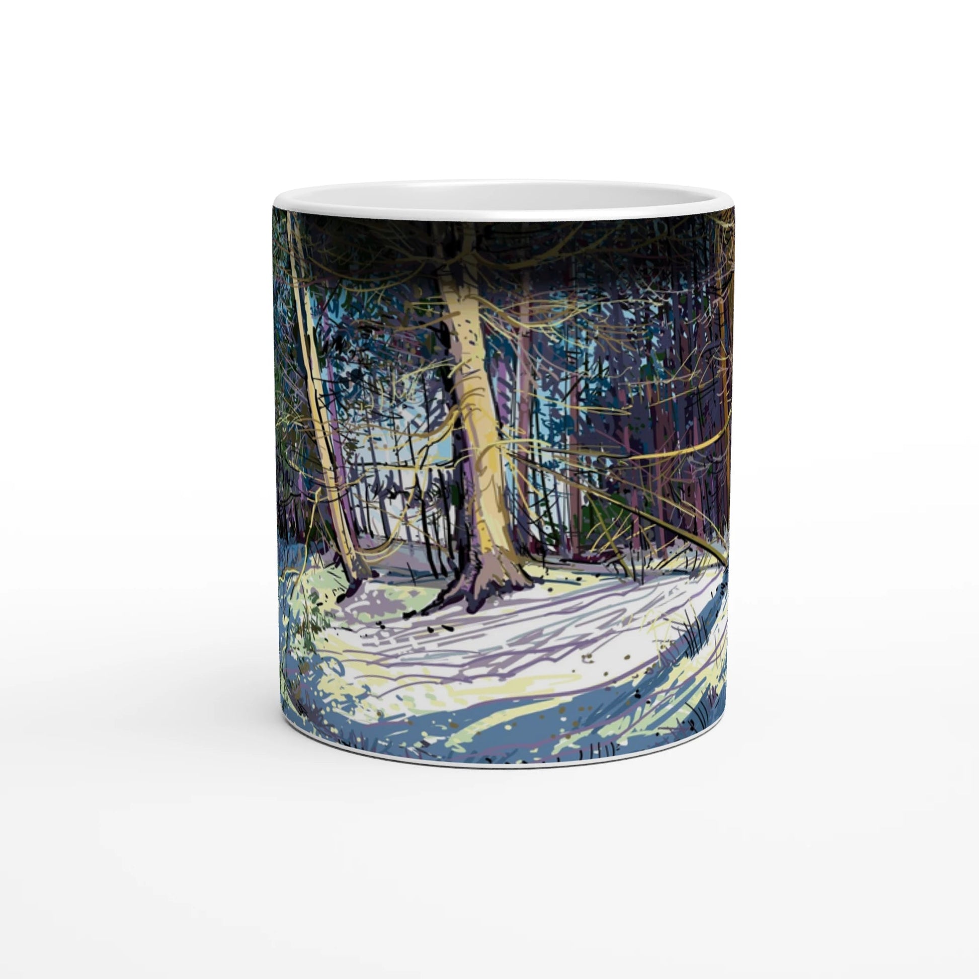 Winterized illustration - Magic 11oz Ceramic Mug - eduardgurevich