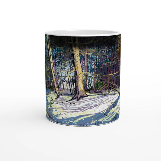 Winterized illustration - Magic 11oz Ceramic Mug - eduardgurevich
